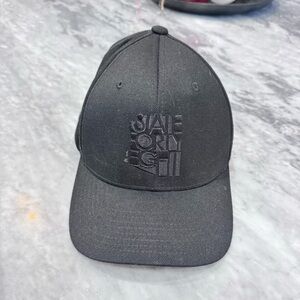 Black fitted State Forty Eight cap
